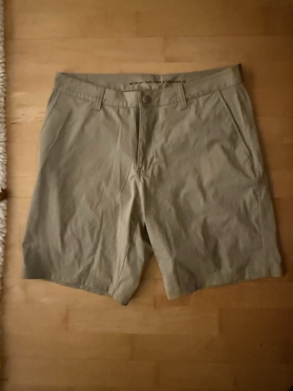 Rhône Tan Khaki Grey Shorts 33